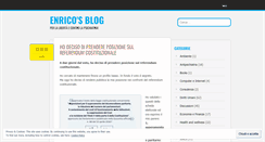 Desktop Screenshot of enricobarazzoni.wordpress.com