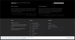 Desktop Screenshot of gitling.wordpress.com