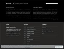 Tablet Screenshot of gitling.wordpress.com