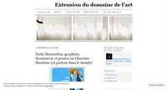 Desktop Screenshot of extensiondudomainedelart.wordpress.com