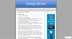 Desktop Screenshot of comstockcrcnews.wordpress.com