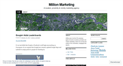 Desktop Screenshot of millionmarketing.wordpress.com