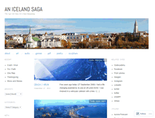 Tablet Screenshot of anicelandsaga.wordpress.com