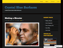 Tablet Screenshot of crystalbluesurfaces.wordpress.com