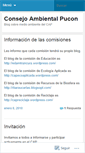Mobile Screenshot of consejoambientalpucon.wordpress.com