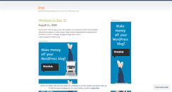 Desktop Screenshot of iranjopoq.wordpress.com