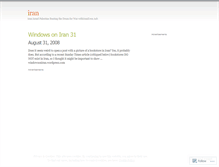 Tablet Screenshot of iranjopoq.wordpress.com