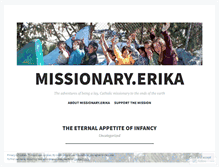 Tablet Screenshot of missionaryerika.wordpress.com