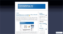 Desktop Screenshot of conceptshop.wordpress.com