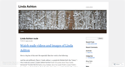 Desktop Screenshot of lindaashton.wordpress.com