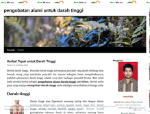 Tablet Screenshot of herbalgamatuntukdarahtinggi.wordpress.com
