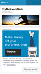 Mobile Screenshot of myreevolution.wordpress.com