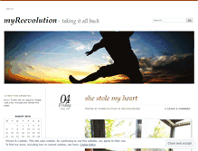 Tablet Screenshot of myreevolution.wordpress.com