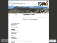 Tablet Screenshot of gmuntanya.wordpress.com