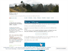 Tablet Screenshot of inkacola.wordpress.com