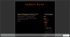 Desktop Screenshot of nemsisblog.wordpress.com