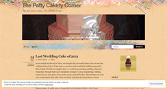 Desktop Screenshot of pattycakery.wordpress.com