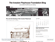 Tablet Screenshot of ivorytonplayhouse.wordpress.com