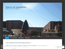 Tablet Screenshot of epavedepaquebots.wordpress.com