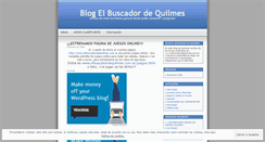 Desktop Screenshot of elbuscadordequilmes.wordpress.com