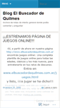 Mobile Screenshot of elbuscadordequilmes.wordpress.com