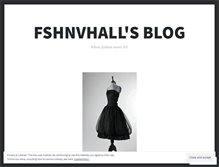 Tablet Screenshot of fshnvhall.wordpress.com