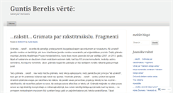 Desktop Screenshot of berelis.wordpress.com