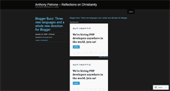 Desktop Screenshot of anthonypetrone.wordpress.com