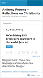 Mobile Screenshot of anthonypetrone.wordpress.com