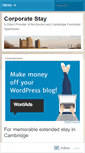 Mobile Screenshot of corporatestay.wordpress.com