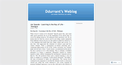 Desktop Screenshot of ddurrant.wordpress.com