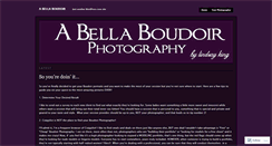Desktop Screenshot of abellaboudoir.wordpress.com