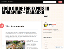 Tablet Screenshot of makansg.wordpress.com