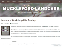 Tablet Screenshot of mucklefordlandcare.wordpress.com