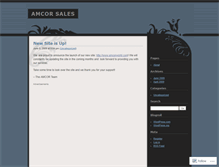 Tablet Screenshot of amcorsales.wordpress.com