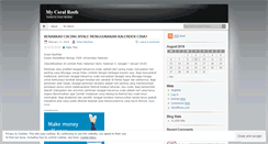 Desktop Screenshot of mycoralreef.wordpress.com