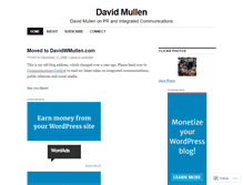 Tablet Screenshot of davidmullen.wordpress.com