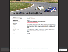 Tablet Screenshot of nantesracingclub.wordpress.com