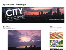 Tablet Screenshot of citycreative.wordpress.com