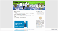 Desktop Screenshot of extraordinariasaga.wordpress.com