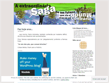 Tablet Screenshot of extraordinariasaga.wordpress.com
