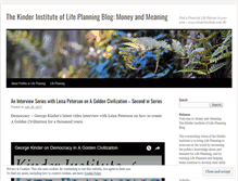 Tablet Screenshot of moneyandmeaning.wordpress.com