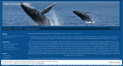 Desktop Screenshot of goldcoastwhales.wordpress.com