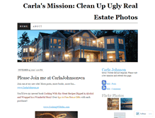 Tablet Screenshot of carlajohnson.wordpress.com