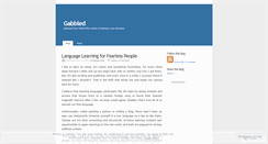 Desktop Screenshot of gabbled.wordpress.com