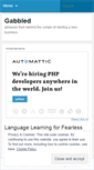 Mobile Screenshot of gabbled.wordpress.com