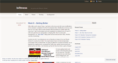Desktop Screenshot of lsfitness.wordpress.com