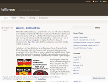 Tablet Screenshot of lsfitness.wordpress.com