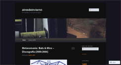 Desktop Screenshot of airesdeinvierno.wordpress.com