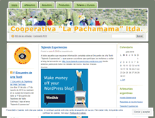 Tablet Screenshot of lamamapacha.wordpress.com